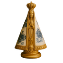 Kit Nossa Senhora Aparecida Dourado - Lar com Fé®