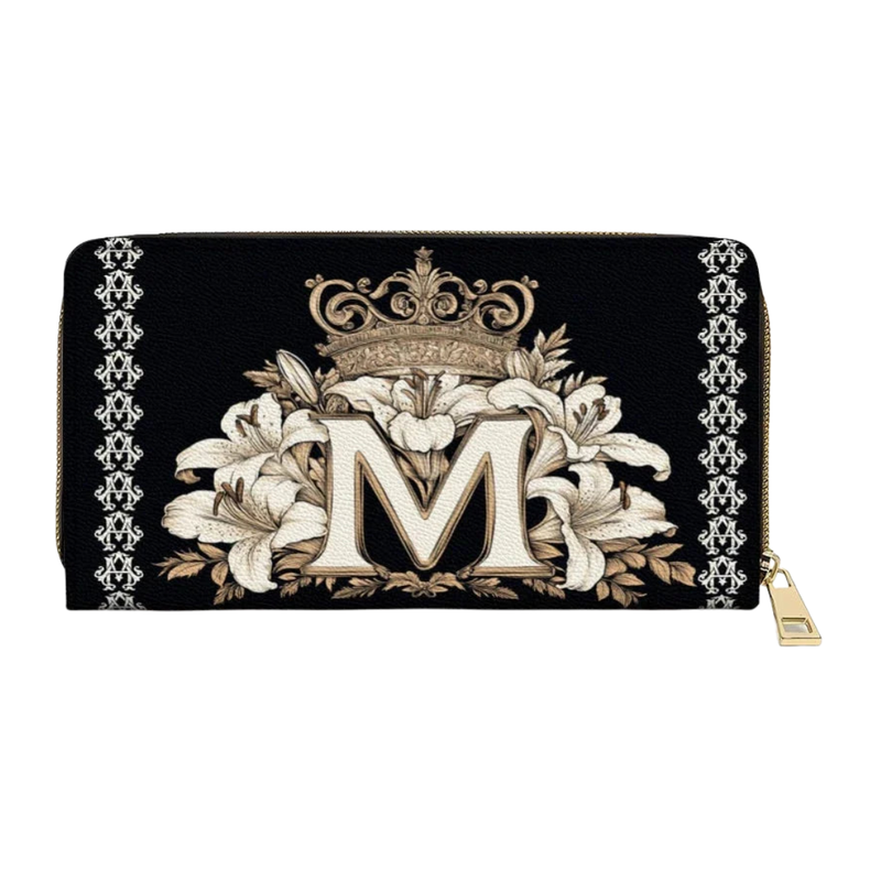 Carteira Católica Feminina - Símbolo Mariano