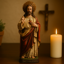 Imagem Sagrado Coração De Jesus Barroco 20cm - Decoração com Fé®