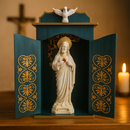 Oratório Paz do Espírito - Azul Barroco  - Imagens de até 30 cm®