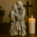 Imagem Sagrada Família Marmorizado 30cm - Decoração com Fé®