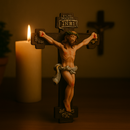 Crucifixo de Parede Jesus Crucificado 19cm®
