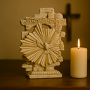 Adorno de Mesa Espírito Santo Rústico - Proteção no Lar®