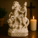 Imagem São Jorge 15cm - Decoração com Fé®