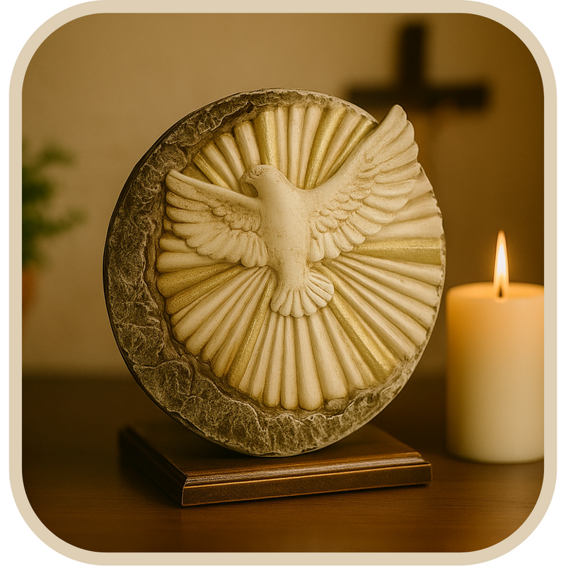 Adorno de Mesa Espírito Santo - Proteção no Lar®