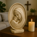 Adorno de Mesa Maternidade Sagrada - Proteção no Lar®