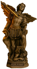 Imagem São Miguel Marmorizado 30cm - Decoração com Fé®