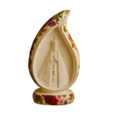 Imagem N.S.A Gruta Floral Rosa 15cm - Decoração com Fé®