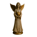 Anjo da Guarda Marmorizado 16cm - Decoração com Fé®