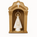 Capela em Madeira Nossa Senhora Aparecida Perolada®