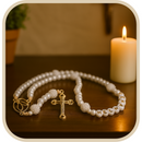 Terço Personalizável com Pérolas Brancas®