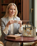 Bolsa Católica em Couro - Maria e o Menino Jesus