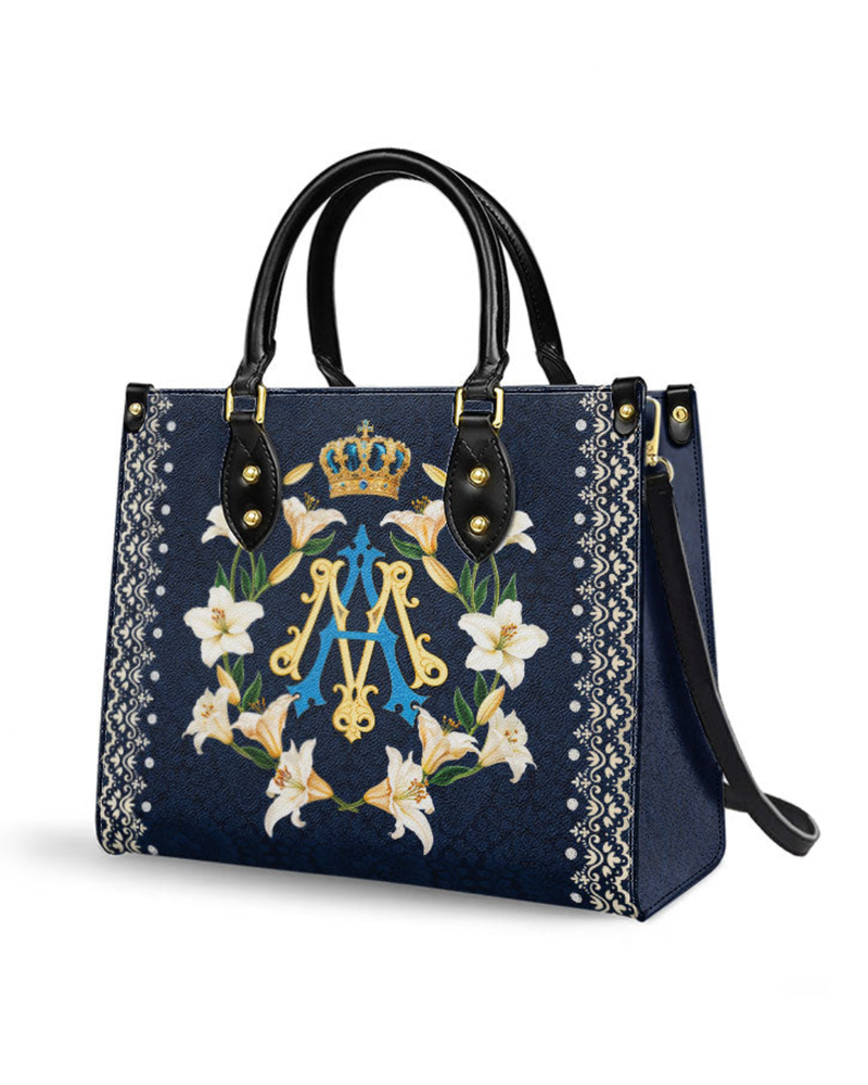 Bolsa Católica em Couro - Coroa da Graça