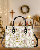 Bolsa Católica em Couro - Sagrada Comunhão