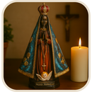 Imagem Nossa Senhora Aparecida Italiana 20cm - Decoração com Fé®
