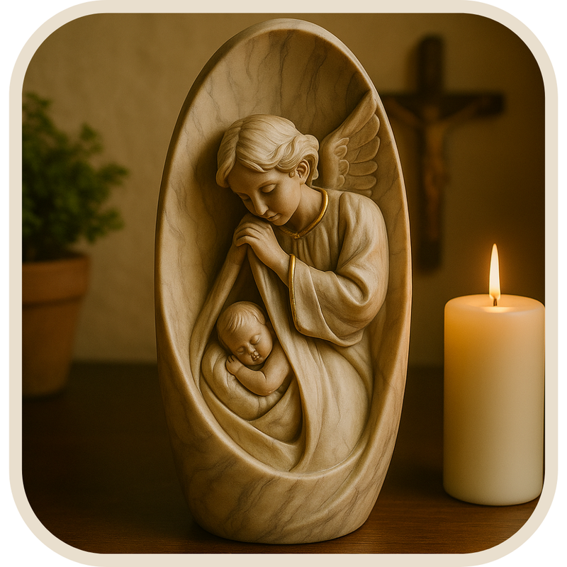 Adorno de Mesa Anjo de Guarda - Proteção no Lar®