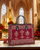 Bolsa Católica em Couro - Cálice Sagrado