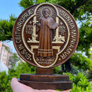 Escultura Troféu Medalha de São Bento Dupla Face