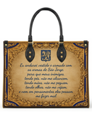 Bolsa Católica em Couro - São Jorge