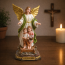 Imagem Anjo da Guarda 20cm Resina - Decoração com Fé®