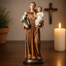 Imagem Santo Antônio 30cm Resina - Decoração com Fé®
