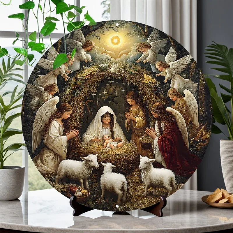 Decoração Católica Presépio Divino