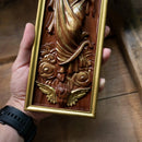 Escultura Ascensão de Jesus em Madeira