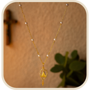 Colar Nossa Senhora com Perolas e Moldura®