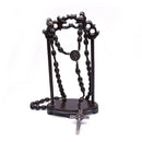 Santo Terço em Madeira Escura