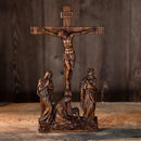 Crucificação de Jesus Cristo em Madeira Esculpida