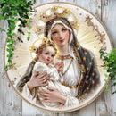 Decoração Católica de Nossa Senhora com Menino Jesus