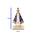 [KIT COM 5 UNIDADES] Nossa Senhora Aparecida de Metal