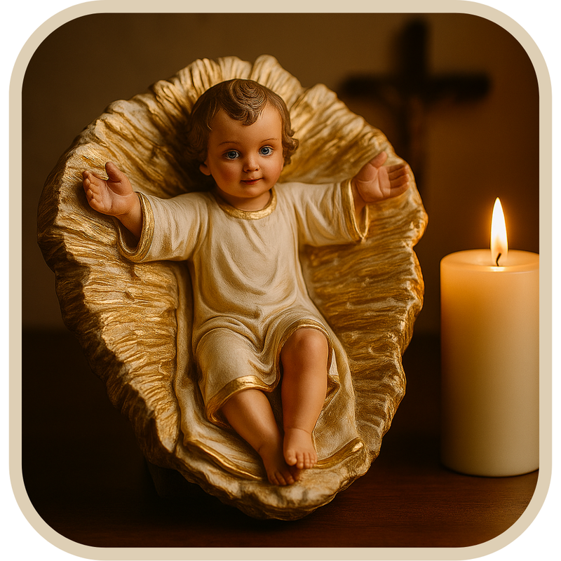 Menino Jesus na Manjedoura 20cm®