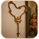 Terço de Parede Artesanal com Divino 100cm®